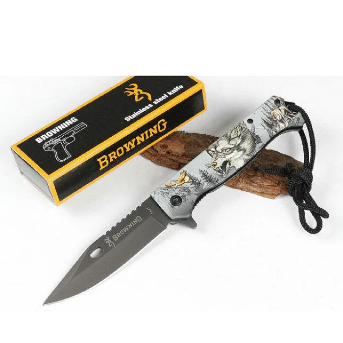 Browning FA47 Quick Opening Folding Survival Knife (Eagle)