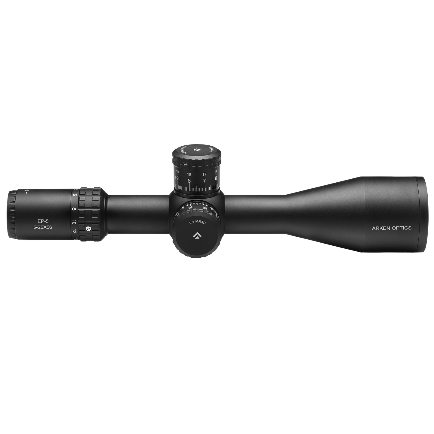 Arken Optics EP5 5-25X56 Rifle Scope FFP VPR MOA Illuminated Reticle with Zero Stop 34mm Tube