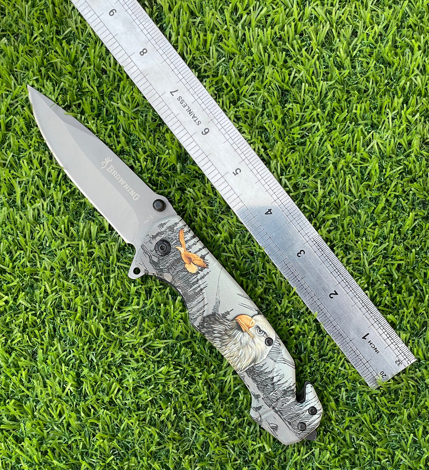 Browning FA47 Quick Opening Folding Survival Knife (Eagle)
