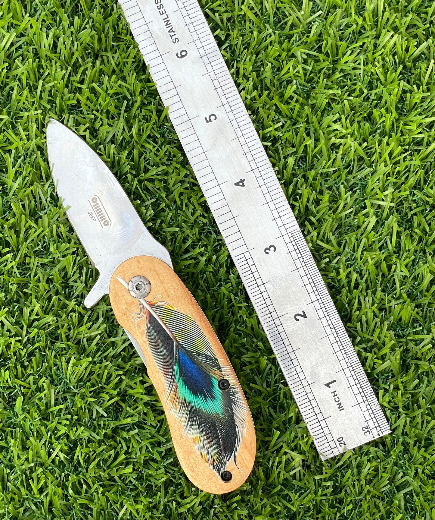 Jeep Peacock pocket knife