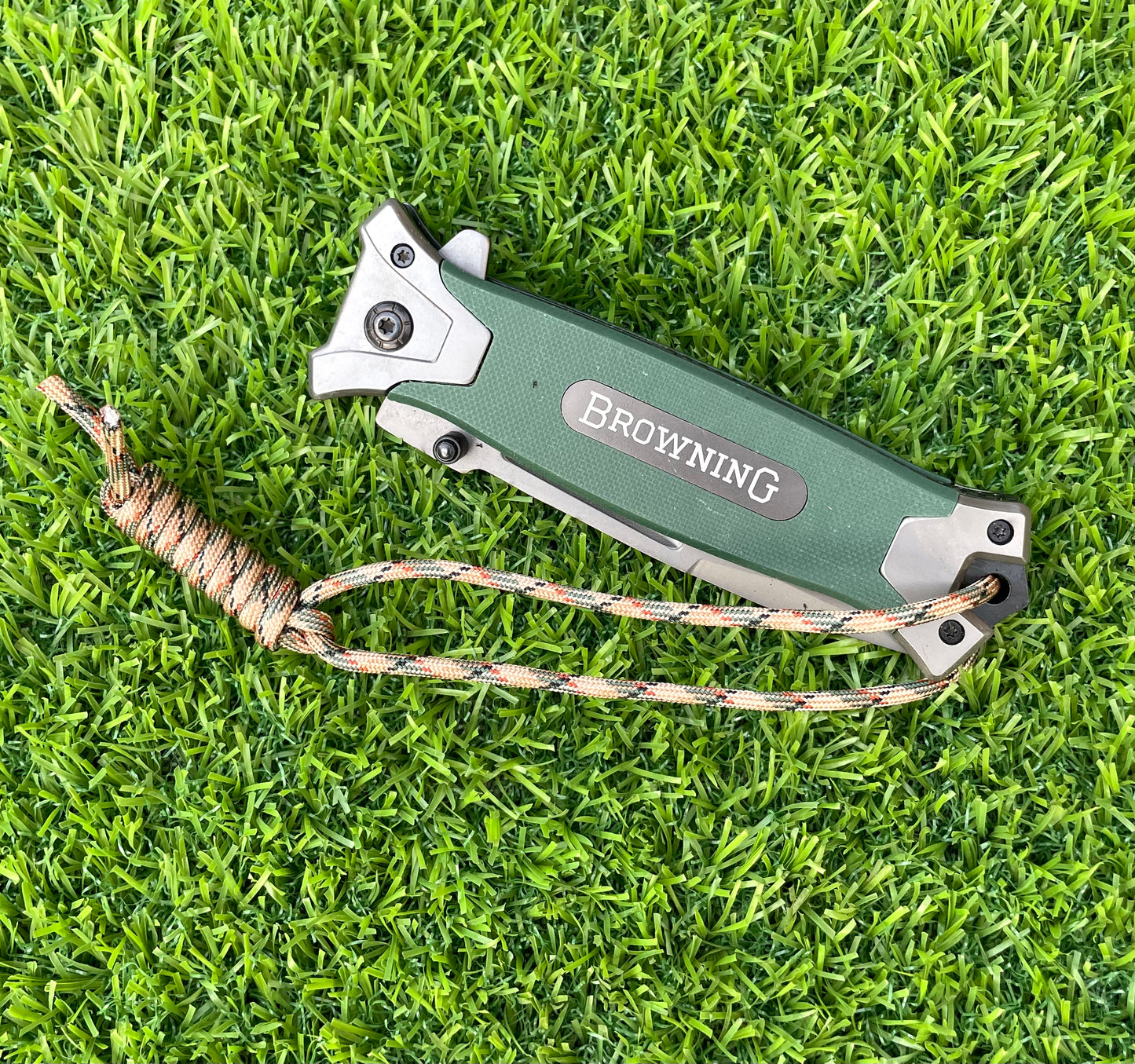 Browning 364 military survival pocket knife (Green)