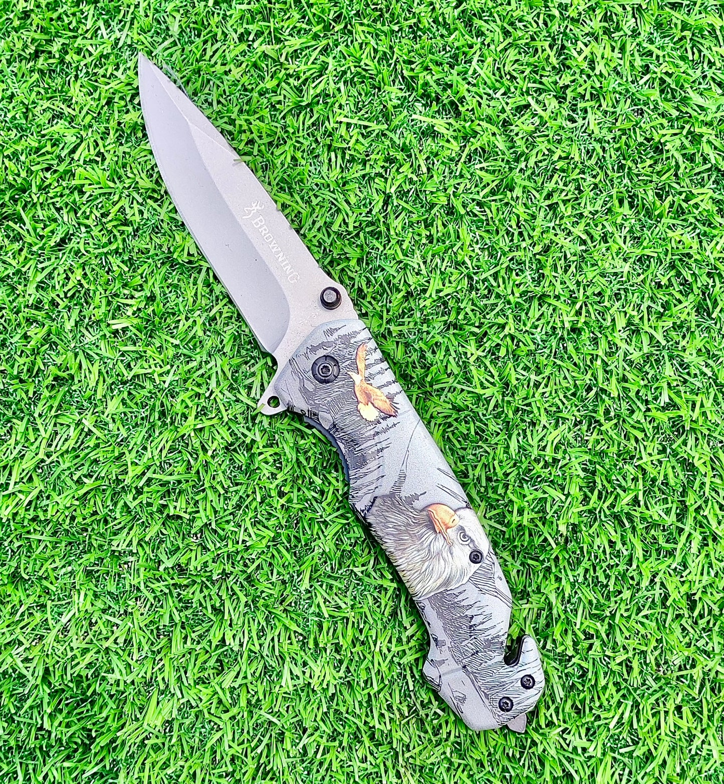 Browning FA47 Quick Opening Folding Survival Knife (Eagle)
