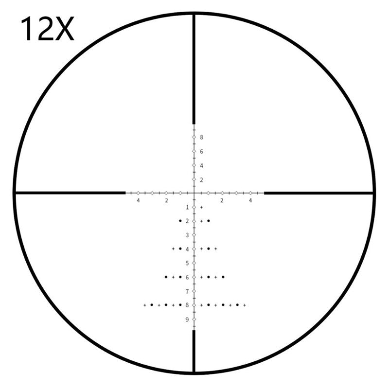 T-EAGLE Optics Scope MR 6-24x50 SF FFP with Mil Dot Reticle