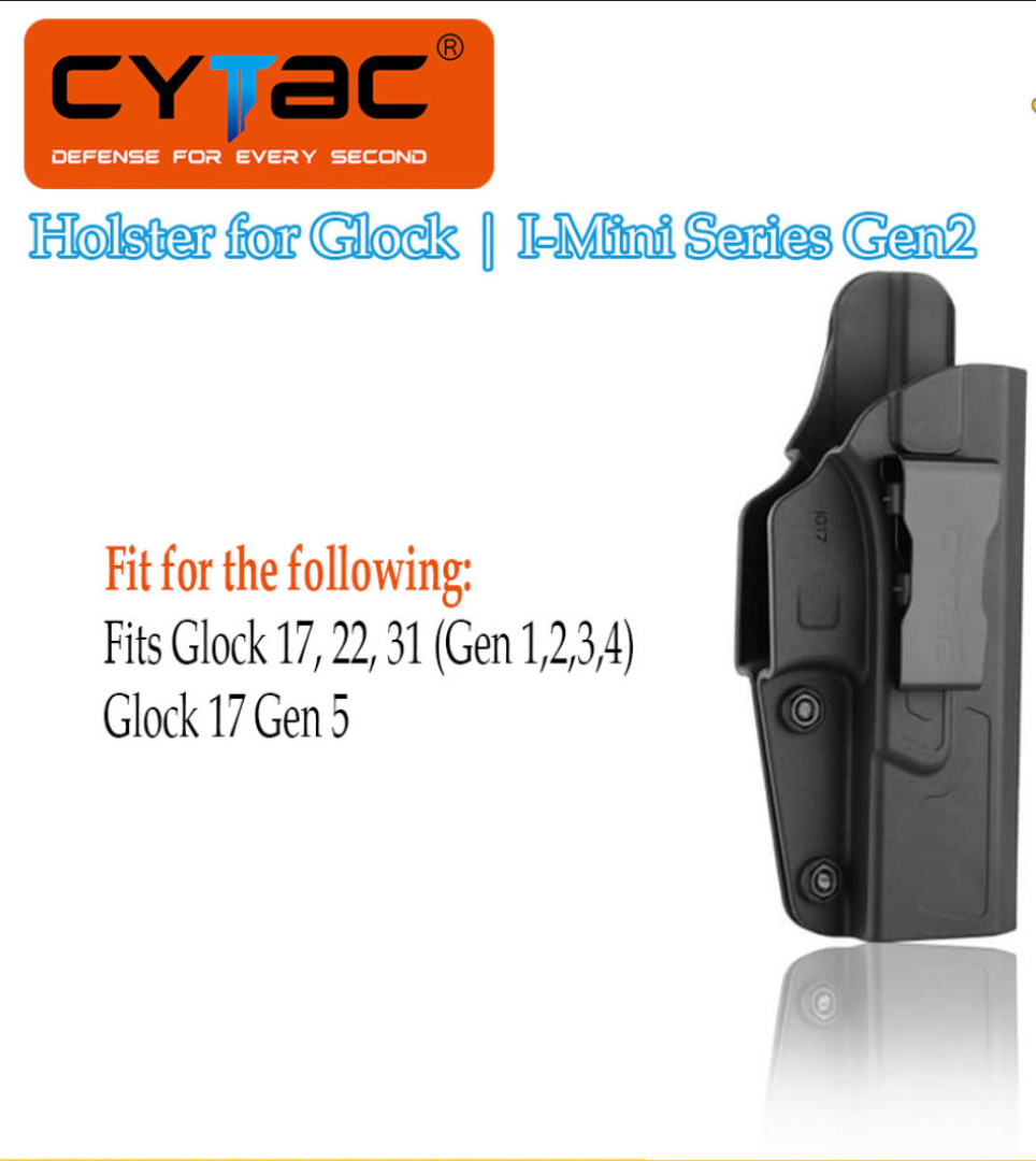 CYTAC IWB HOLSTER FOR GLOCK 19, 23, 32 I-MINI SERIES GEN2