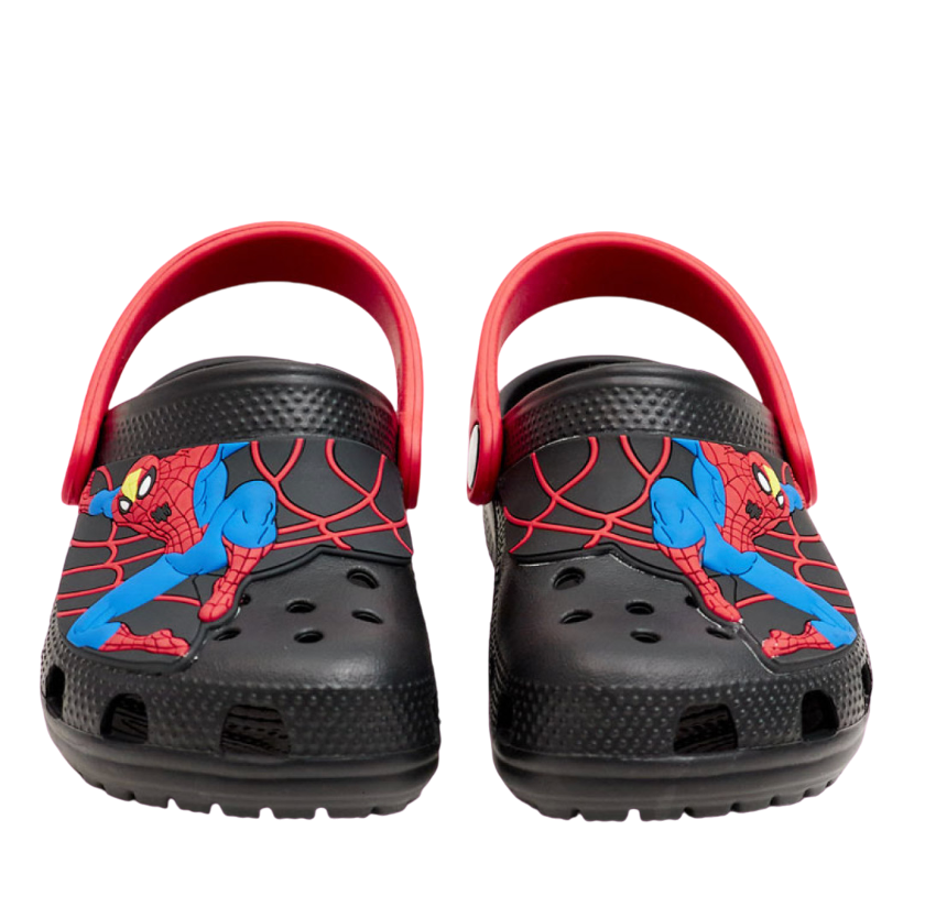 CROCS FOR KIDS SPIDERMAN BLACK & RED STRAP