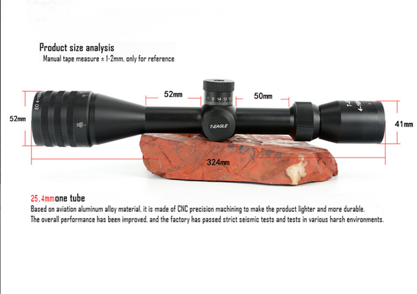 T-Eagle EO 4-16X44 AOE HK Scope