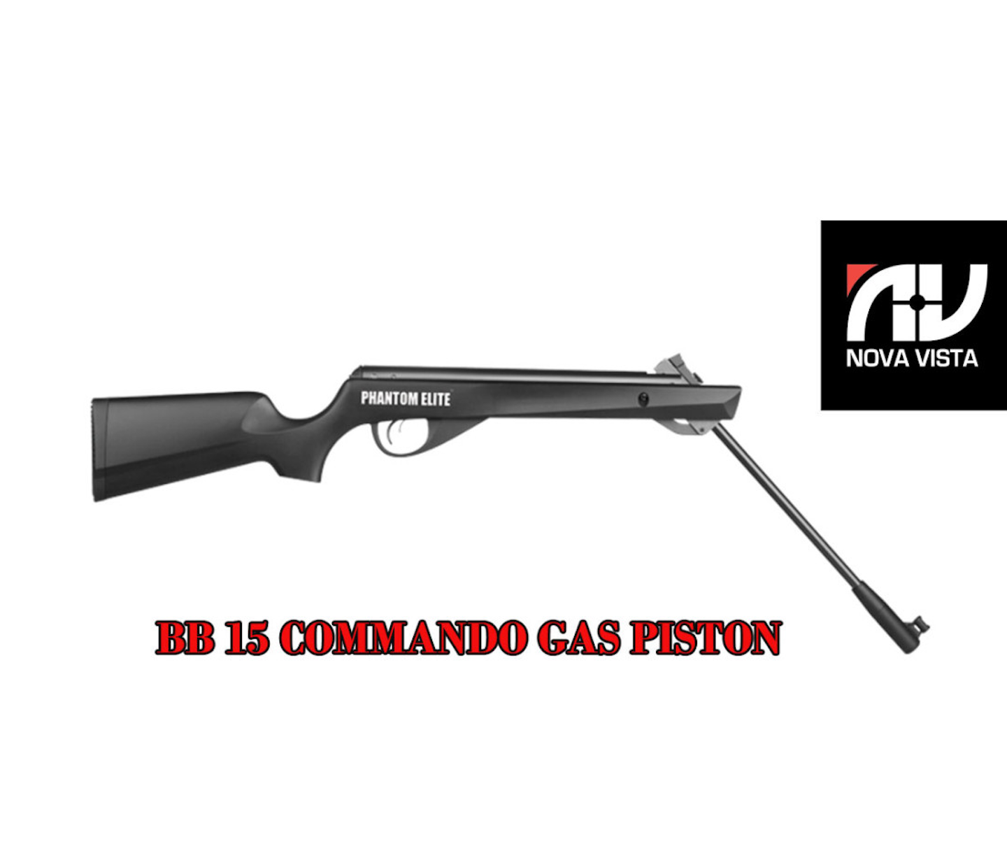 NOVA VISTA BB15 COMMANDO AIR GUN 5.5MM/0.22 Cal. with GAS PISTON