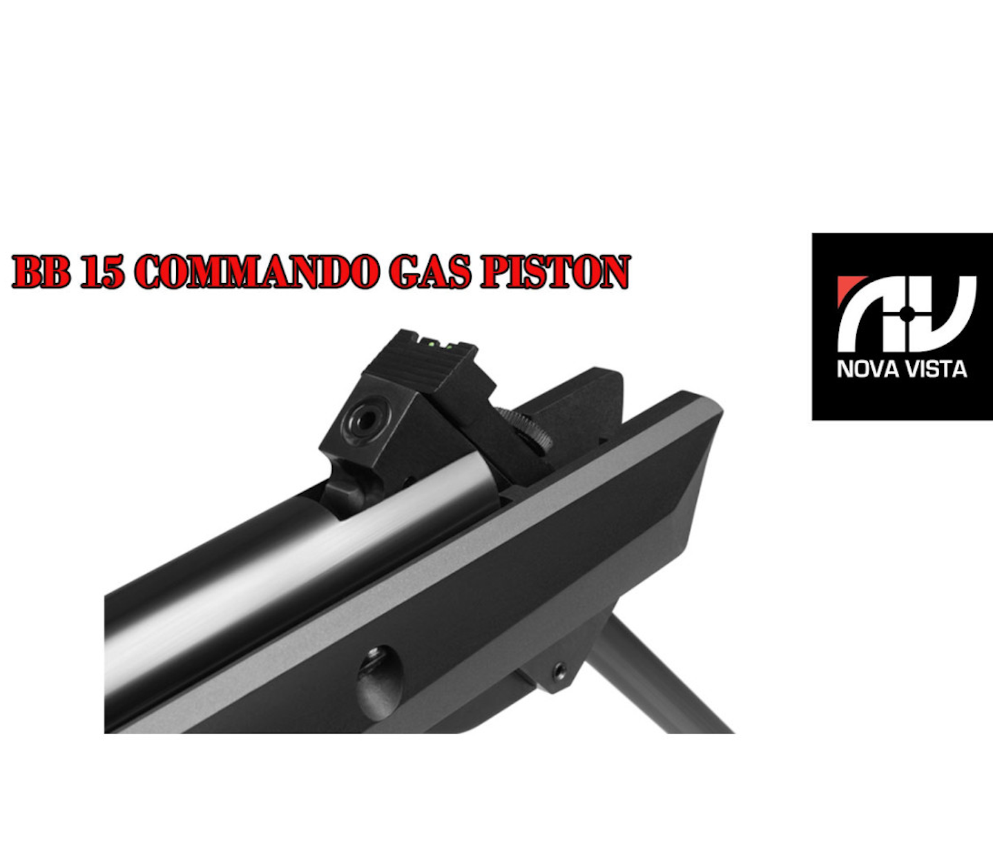 NOVA VISTA BB15 COMMANDO AIR GUN 5.5MM/0.22 Cal. with GAS PISTON