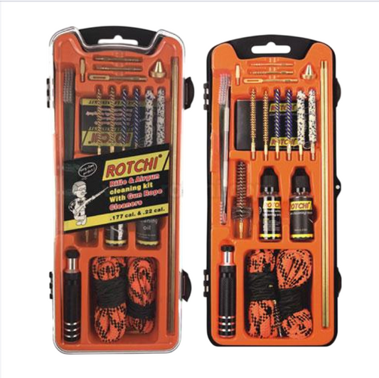 Rotchi Airgun and Rifle Cleaning Kit for .177 and .22 Caliber